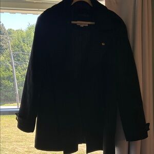 Calvin Klein Black Pea Coat